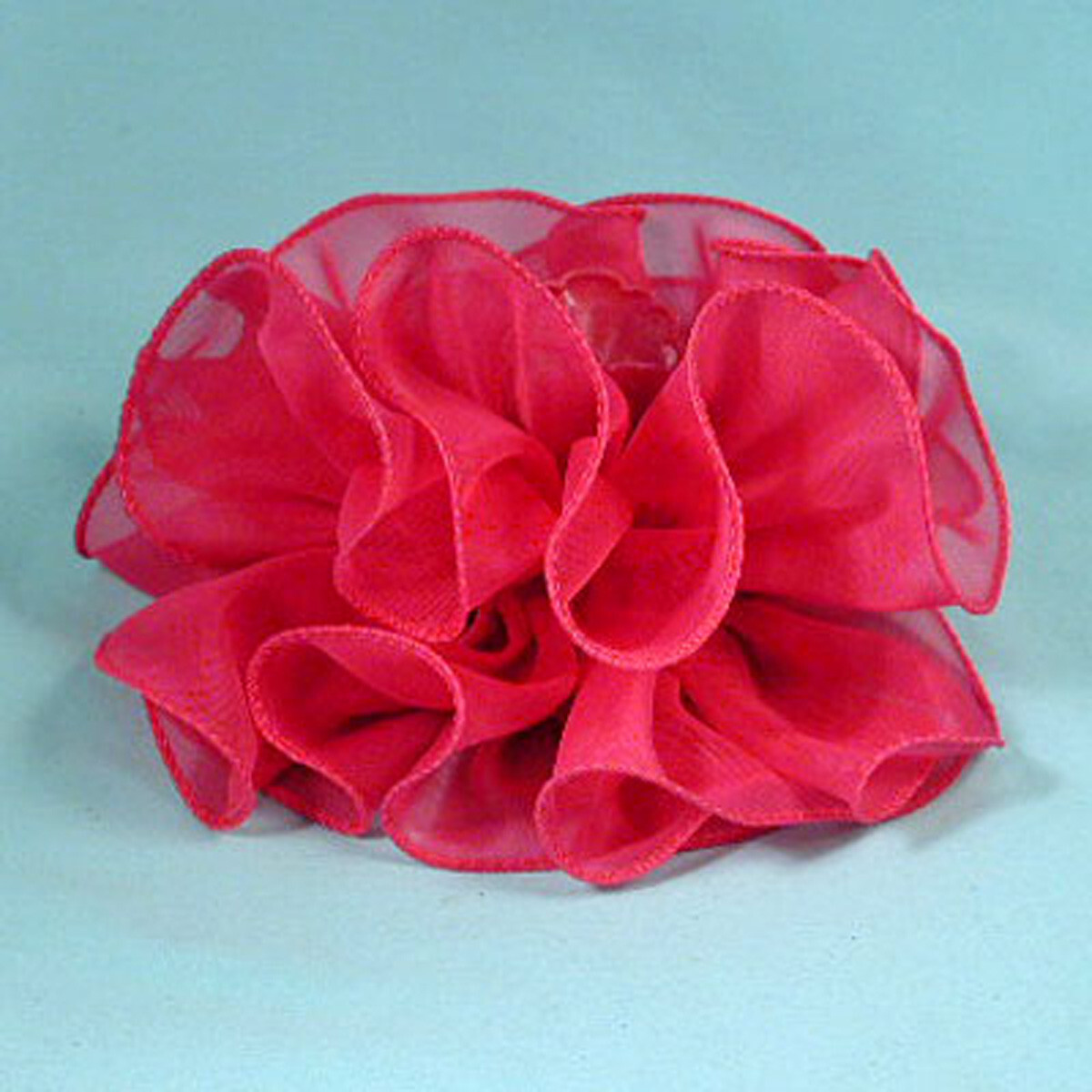 Ruffled Jaw Clip Claw Hair Bows