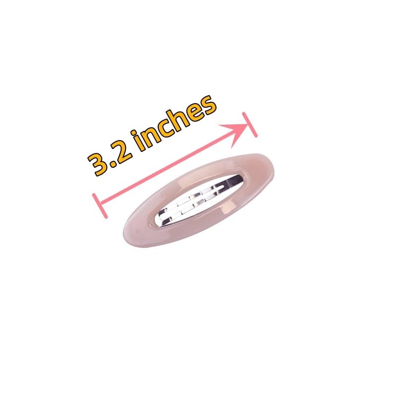Lemeilleur 10 Pieces 3.2 Inch Big Oval Shape 1 Count (Pack of 10), Multicolor
