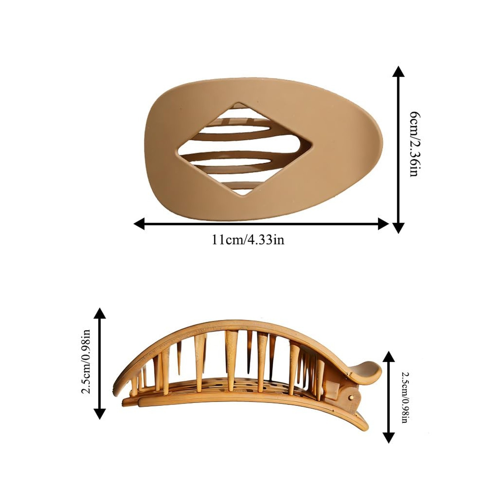 Claw Hair Clips for Women, Non-Slip Strong Hold, French-Inspired Elegant