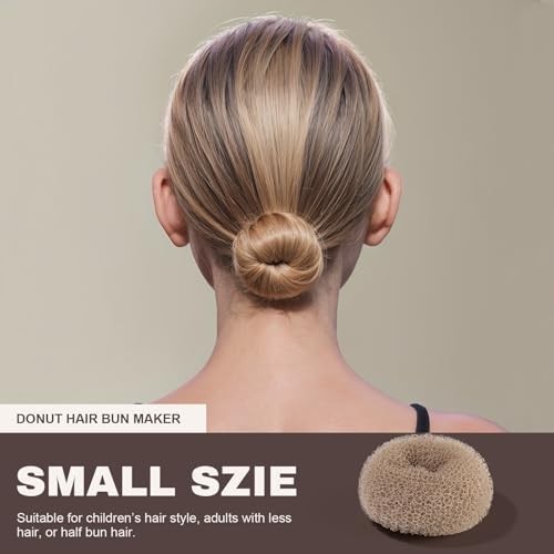 Hair Bun Shaper Set, 4Pcs Hair Donut Bun Maker(Extra-Large, Large, Medium, Small