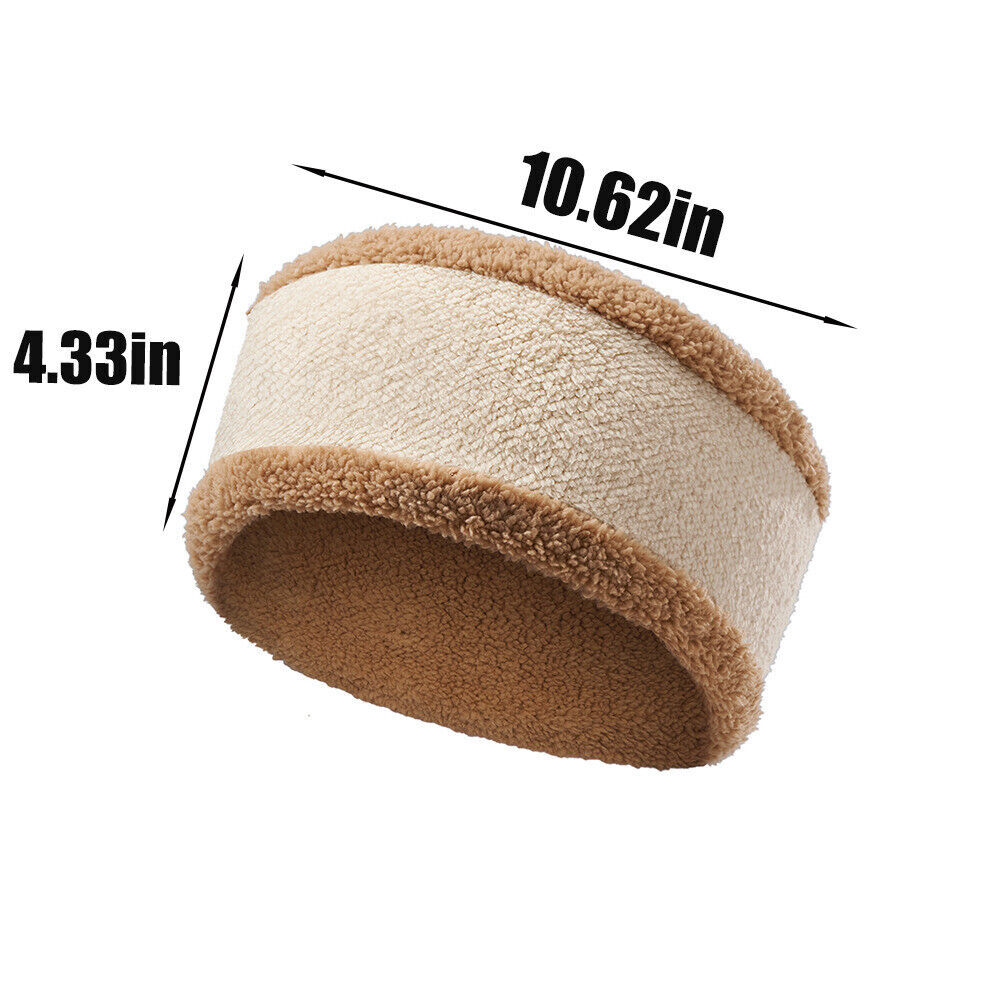 Winter Warm Thick Headband Wide Cold Whether Ear Warmers Headband for Women Men