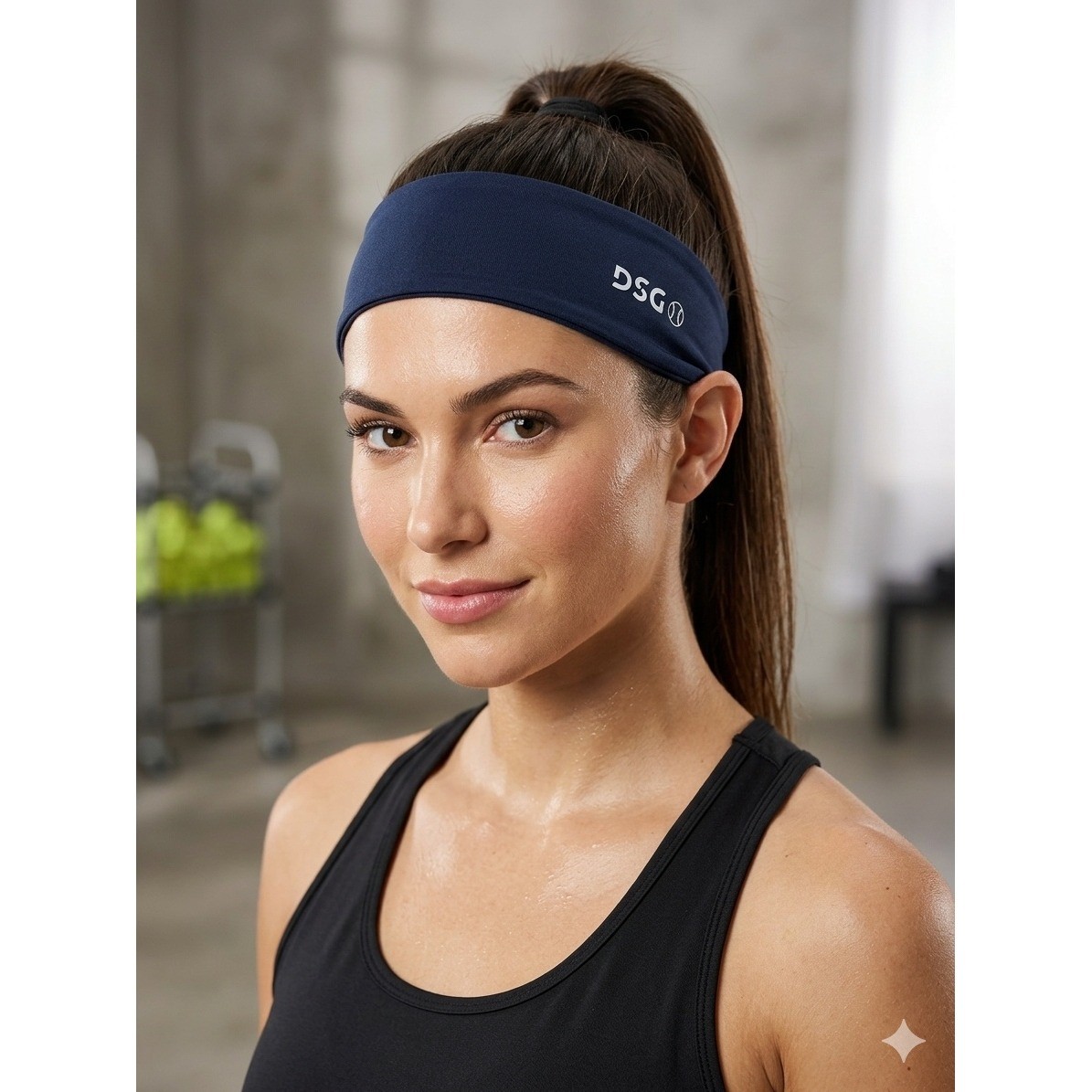 DSG Grand Slam Softball Headband Navy Blue Athletic Hair Band DSGSB2301 NWT