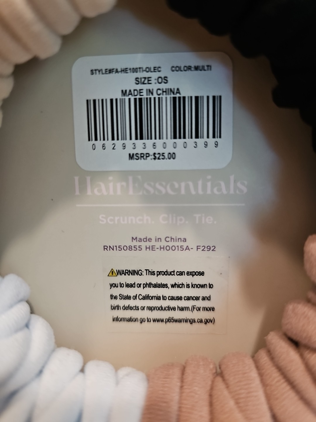 HAIR ESSENTIALS 100 Pcs NEUTRAL Hair Ties SEAMLESS DAMAGE FREE WOMEN GIRL