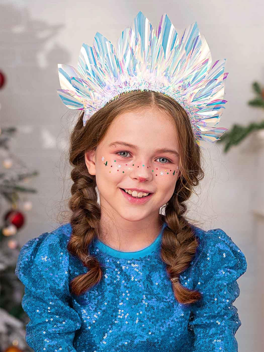Light up Crown Led Headband Glow Birthday Headpiece Rave Costume Hair