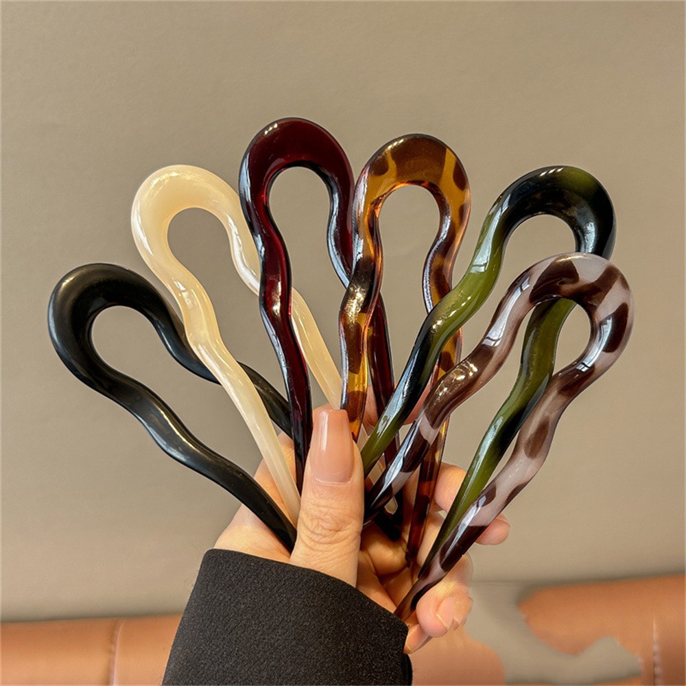 Women U Shaped Hairpin French Style Hair Pin Hair Stick Hair Fork Stick Pins NEW