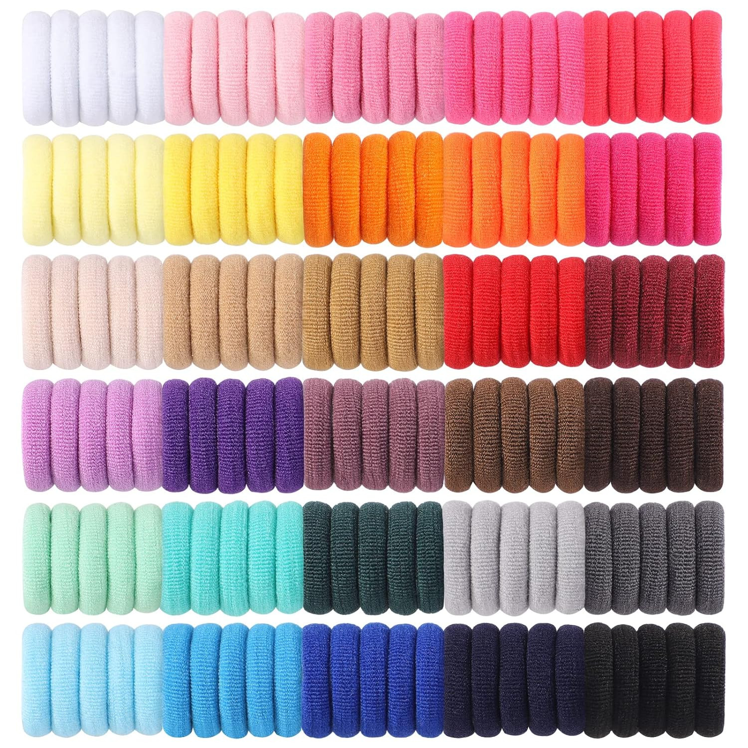 300Pcs Baby Hair Ties Girls Elastic Hair Accessories Small Nylon Hair Bands for