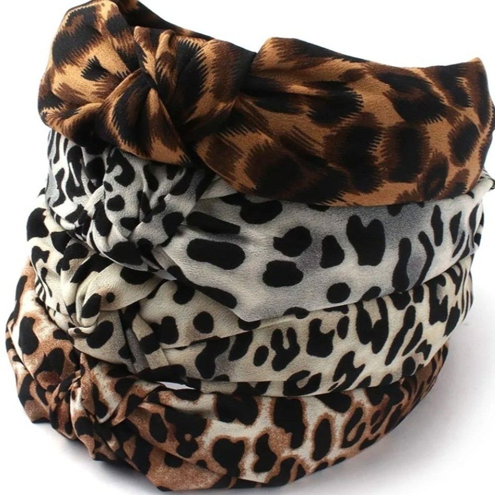 Animal Print Headband Set of Four