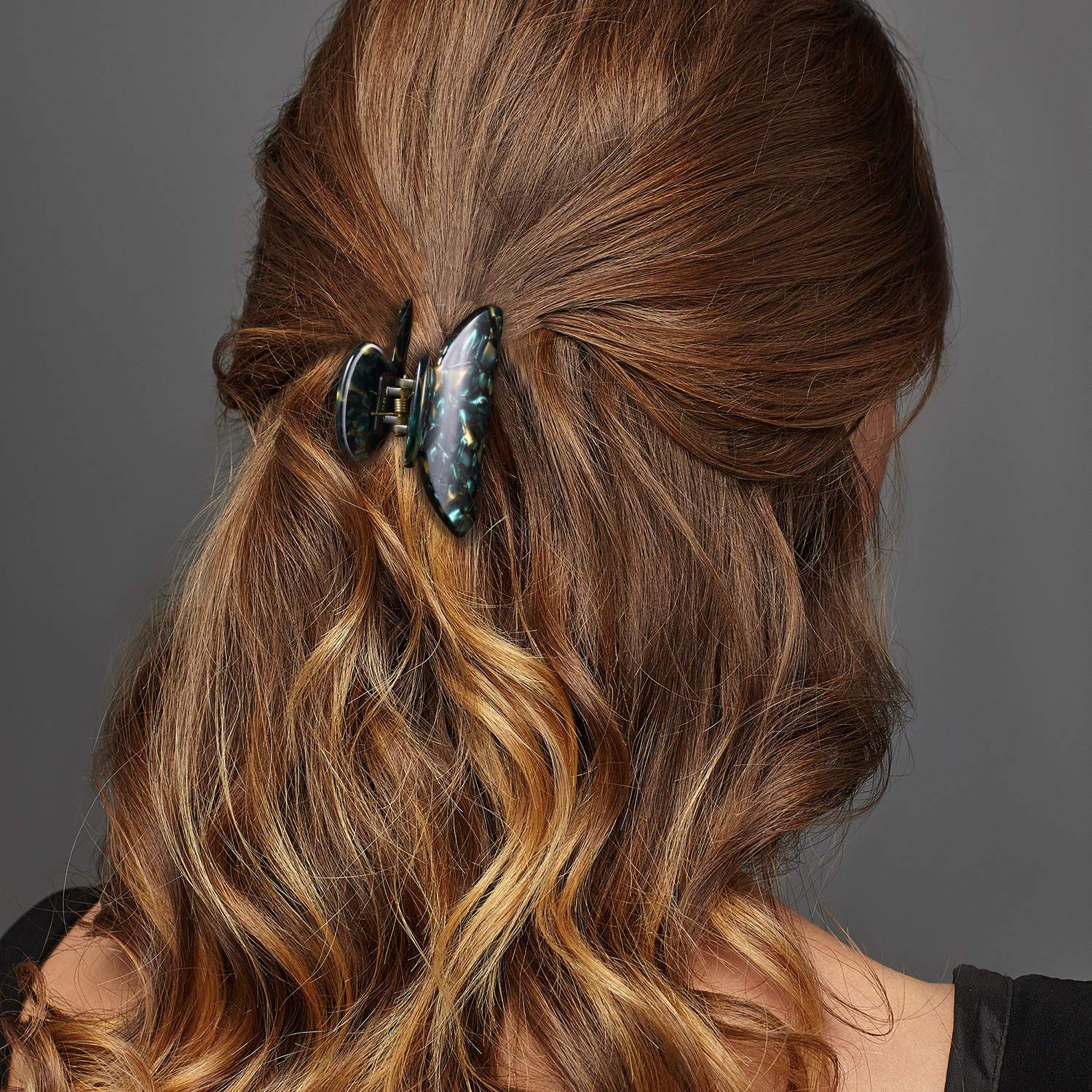 6 Pieces Tortoise Shell Hair 6 Count (Pack of 1), Assorted,Tortoise
