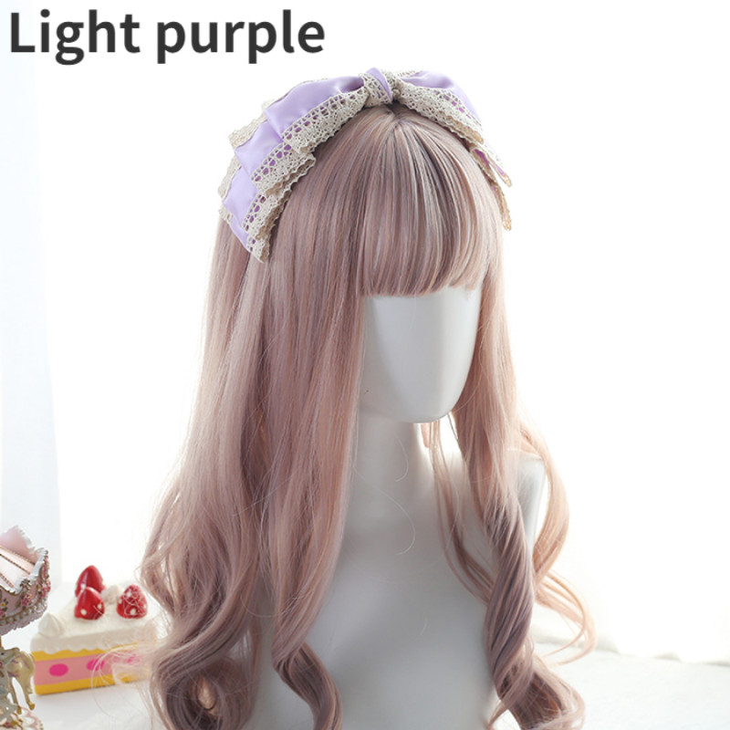 Princess Girl Lolita Headband Headwear Gothic Headdress Bowknot Hair Accessory