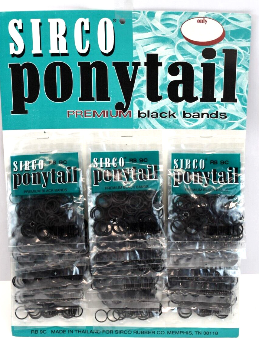 450 Pcs Small Black Elastic Hair Ties Ponytail Dreadlocks Braids Rubber Bands