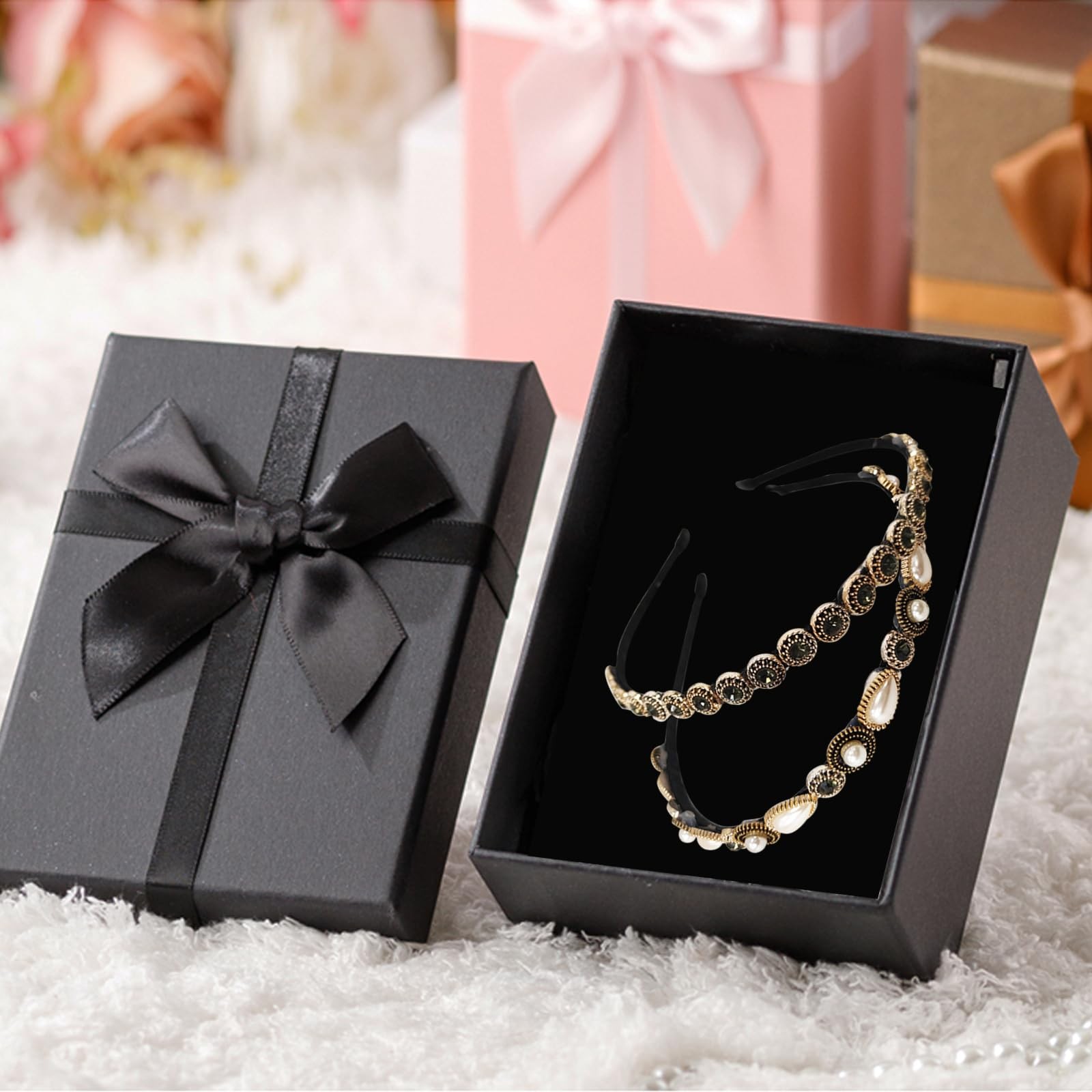2 Pcs Vintage Headband for Decorative Baroque Renaissance Headdress Thin Medi…