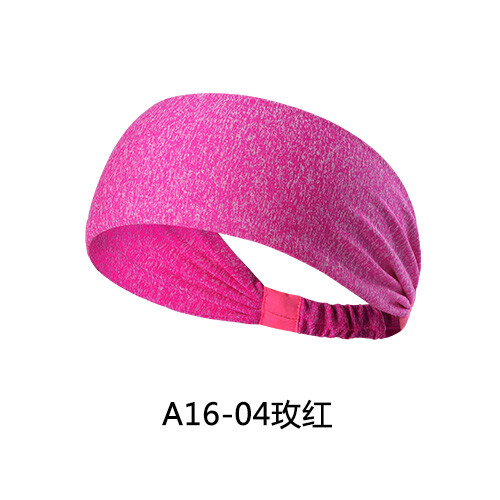 2PCS Unisex Sport Running Fitness Elastic Wicking Non Slip Athletic Headband