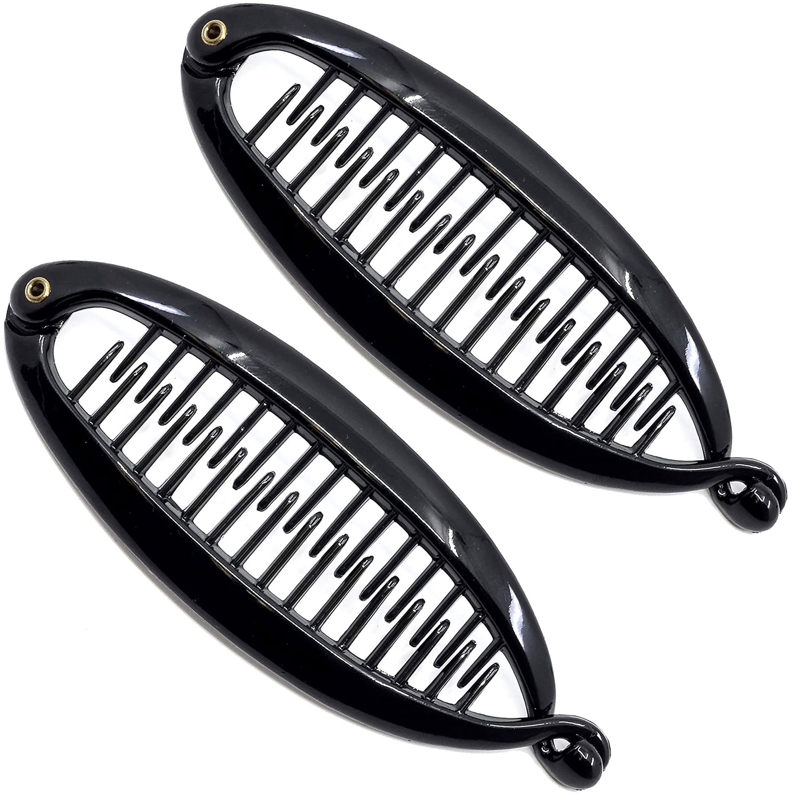 Paris NV138 2 Pack French Extra Small Banana Clip Hair Comb for Fine Hair, Cl…