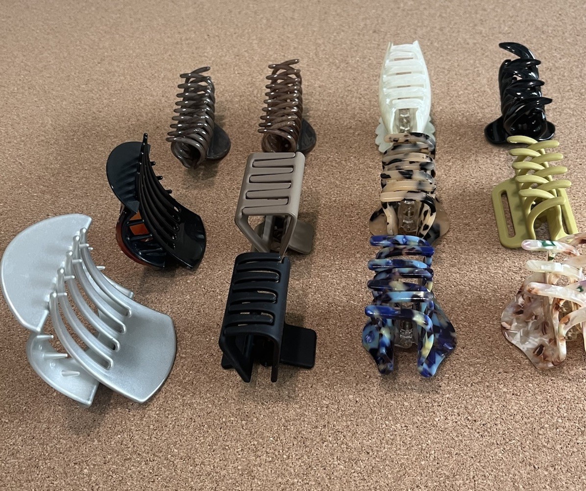 Medium Hair Claw Clip Updo Accessory Clip Multi-color Mixed Lot of 12