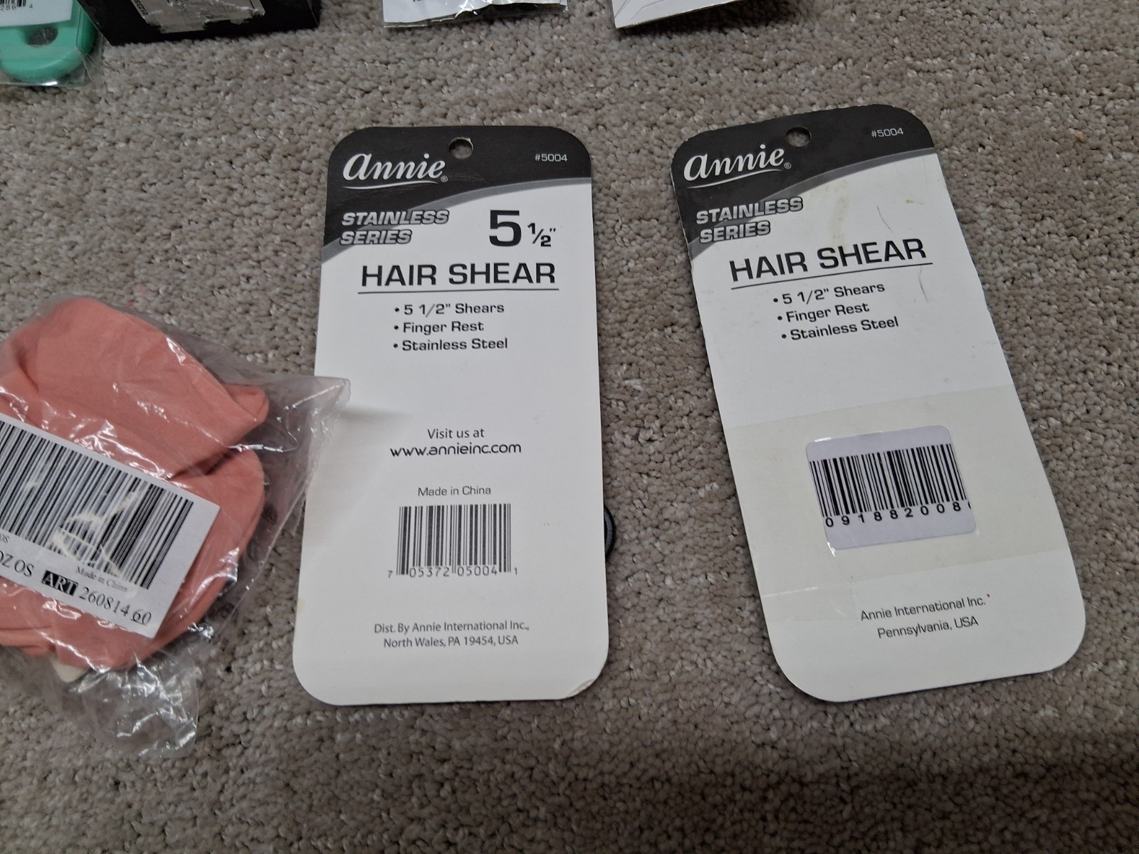 Hair Accessories Women Lot Of 15 Brushes Scissors Hair Caps Textured Hair New