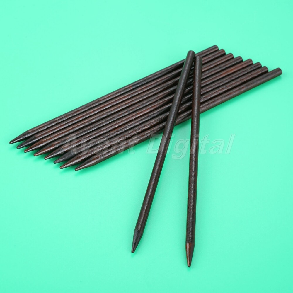 10Pcs Eco-friendly Hairwear Woman Hair Sticks Wooden Hairpins Chinese Style 18cm