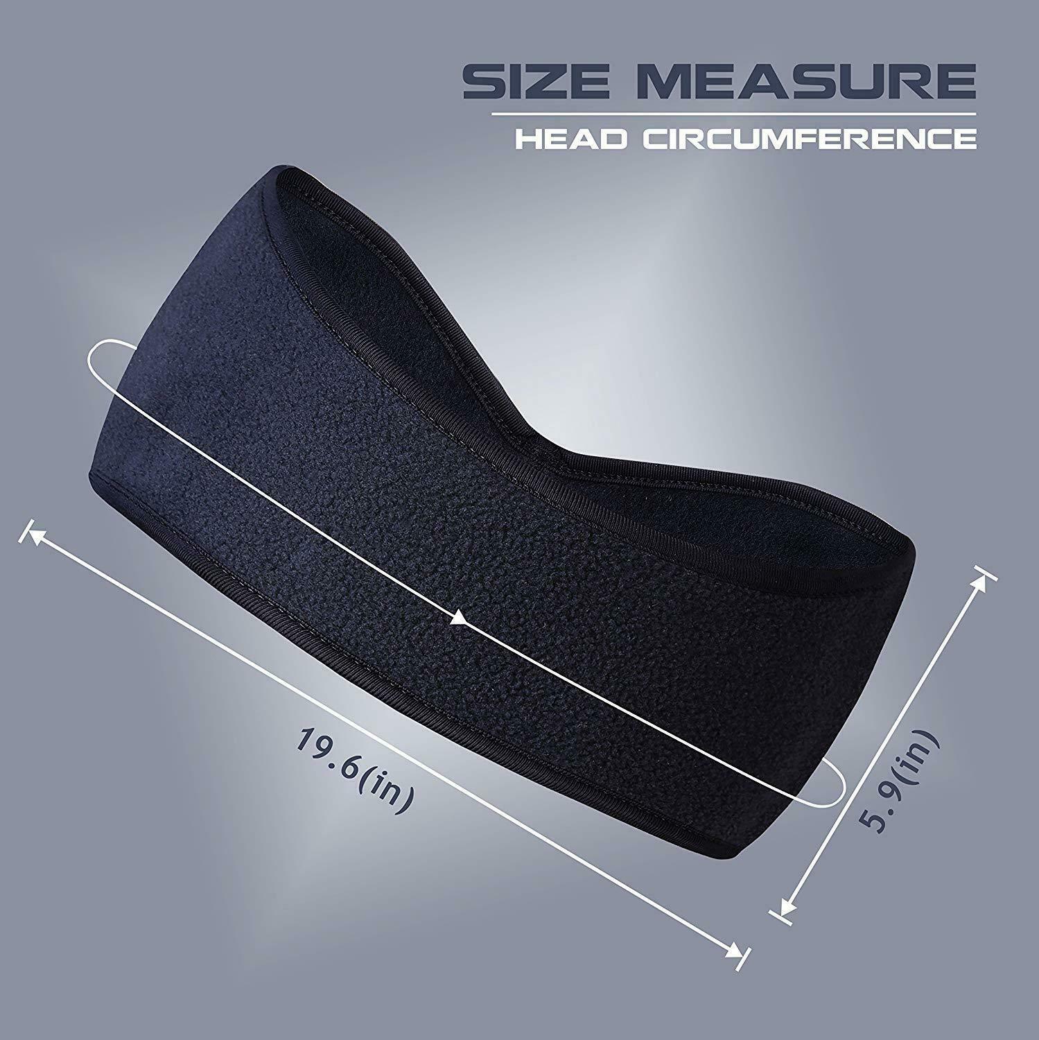 3Pack Winter Fleece Ear Cover Warmer Headband for Men Women Ear Muffs/Ear Band