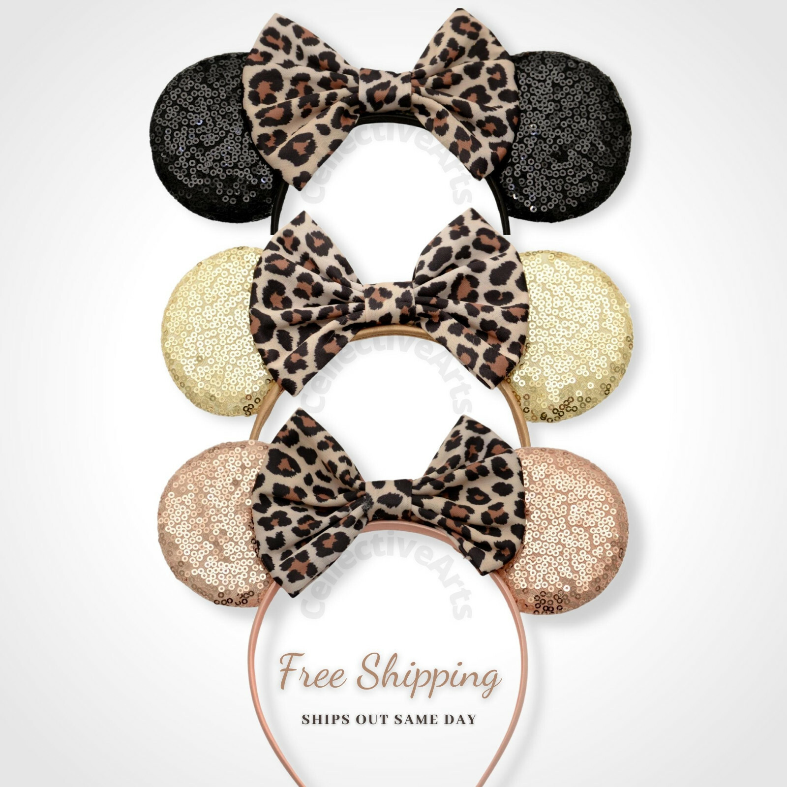 Minnie Mickey Mouse Ears for All Ages Disney Ears Animal Kingdom Leopard Disney