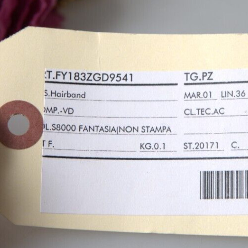 DOLCE & GABBANA Diadem Red Watermelon Cherry Crystal Hairband Statement 3600usd