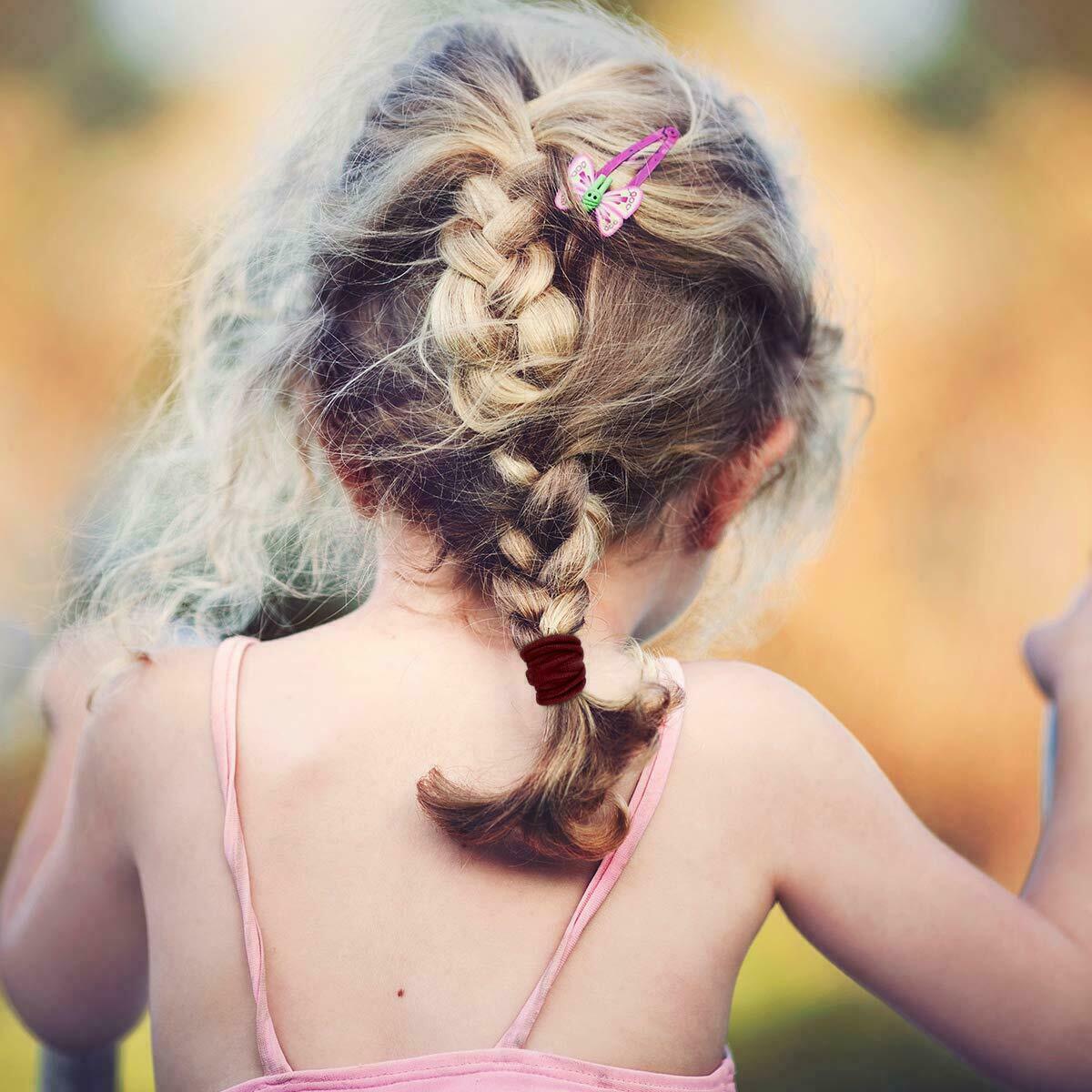 50Pcs Women Girls Seamless Hair Band Ties Rope Ring Elastic Ponytail Holder US