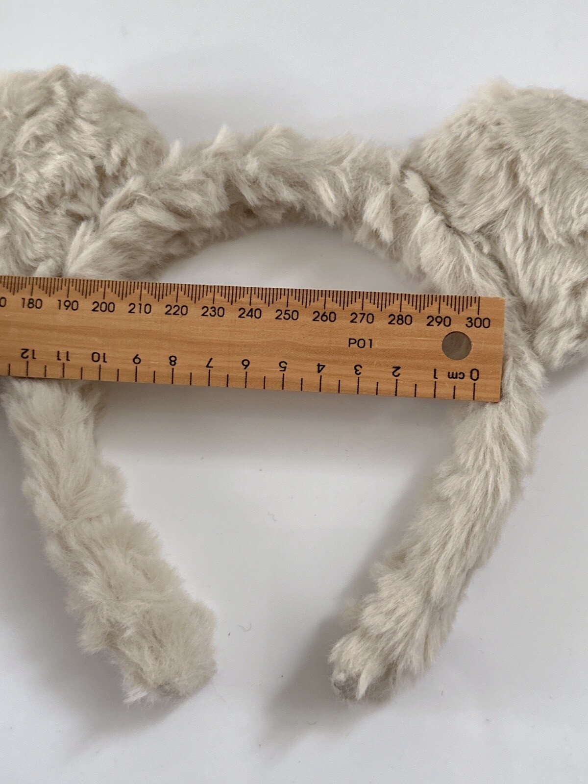 Women Girl Fluffy Curly Cute Round Bear Ears Animal Koala Headband Hair Band