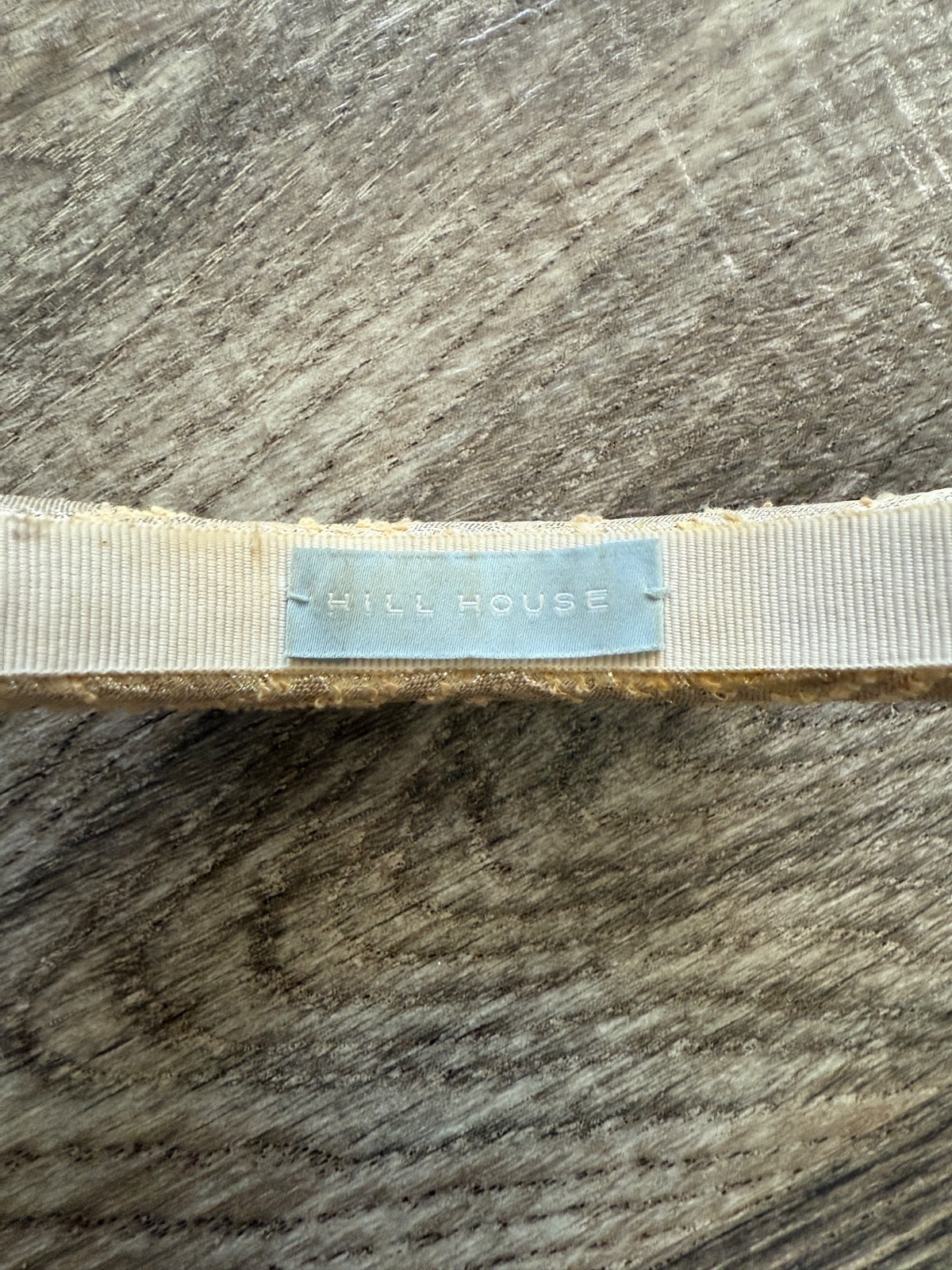 HILL HOUSE HOME Gold Brocade Headband