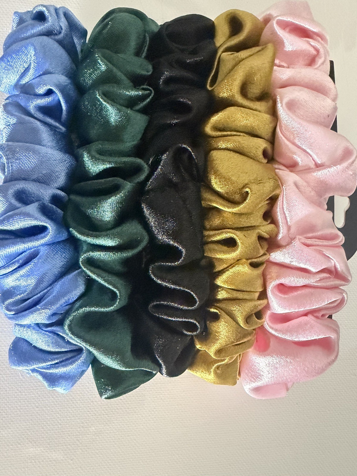 Silky Hair Ties Satin Scrunchies – Small Mini Scrunchy for Women