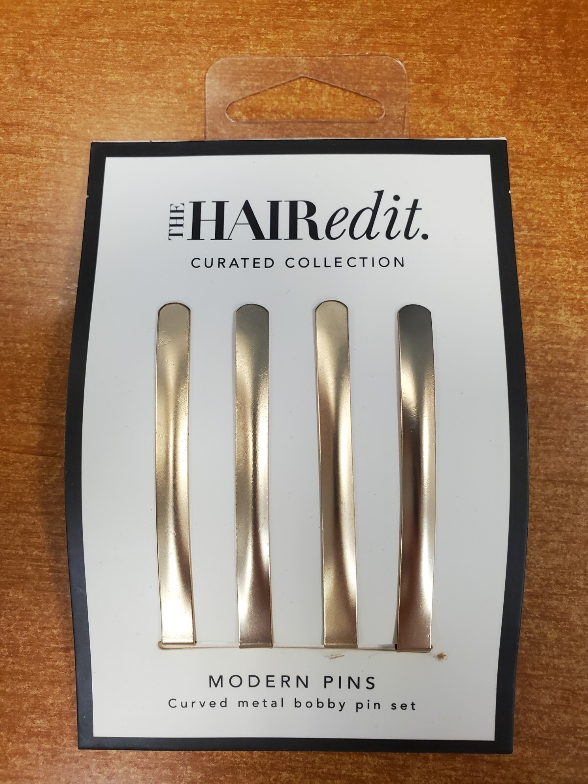 4 Pks of 4: The Hair Edit Gold Bobby Pin Set Hir Clips Hairpin (2909) R9P1a