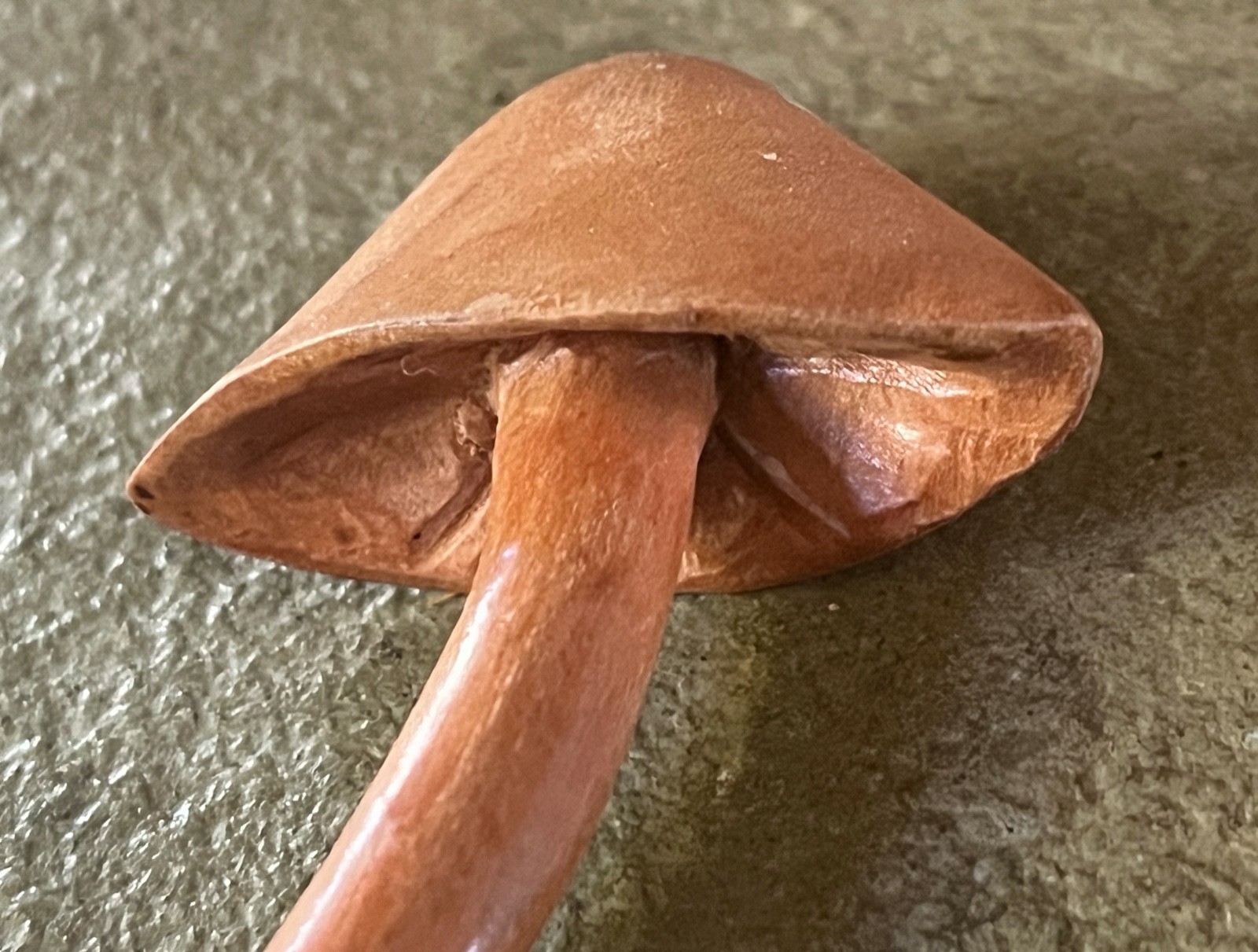 HAND CARVED WOOD MUSHROOM HAIR STICK PIN BUN CHOPSTICK WOODEN HAIRSTICK