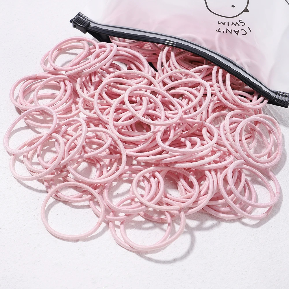 30/50/100 Pcs Girls Big Rubber Band Ponytail Holder Elastic Hair Bands Korean