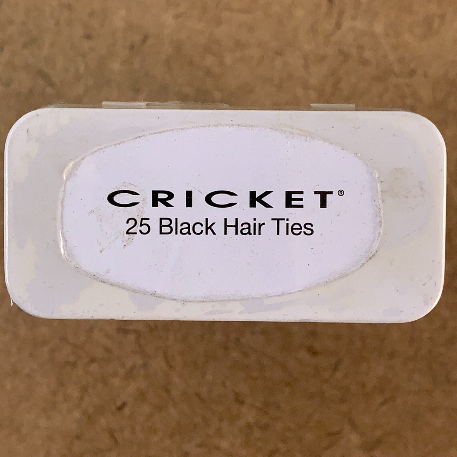 Cricket Happy Hair Ties Tin 25 Pieces NWT