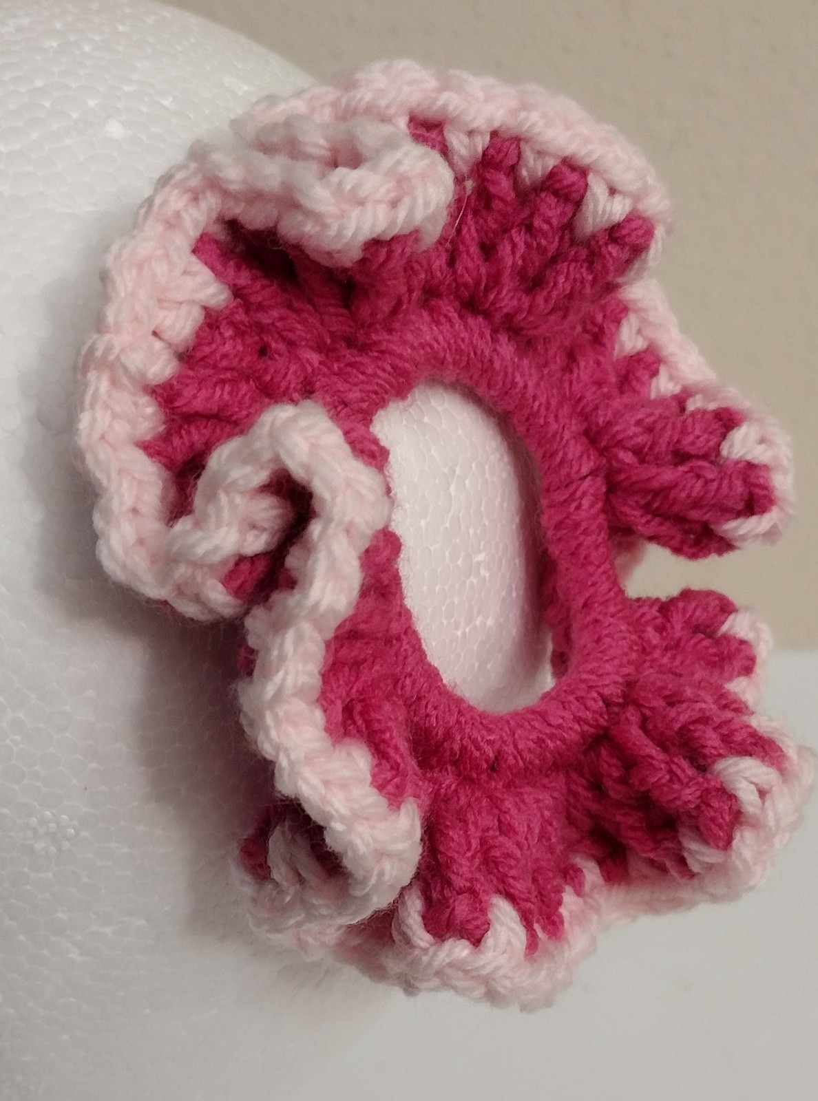 Hair Scrunchie Accessory Handmade Crochet, Various Colors